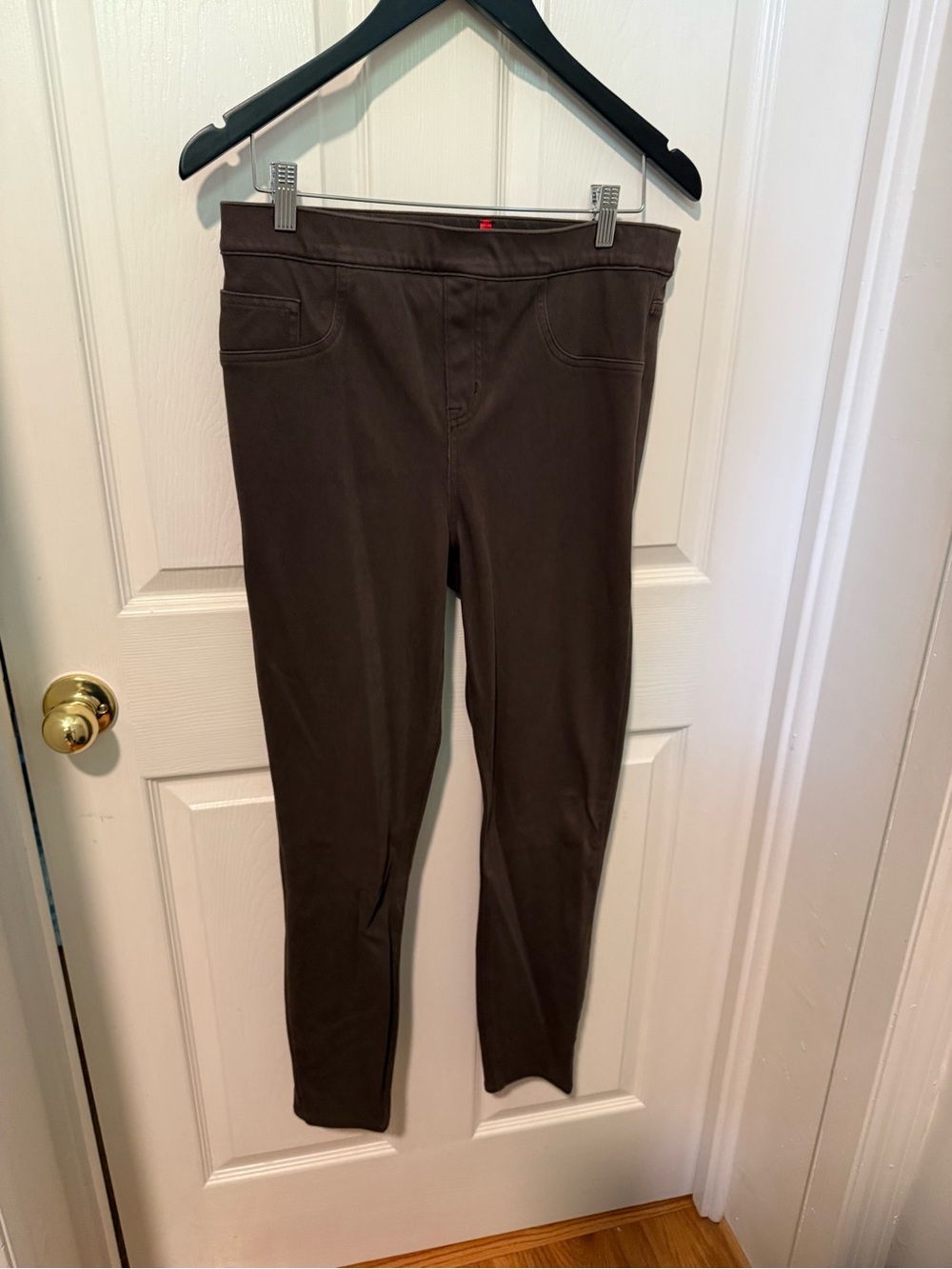 SPANX Ankle Skinny Jeans size L in brown